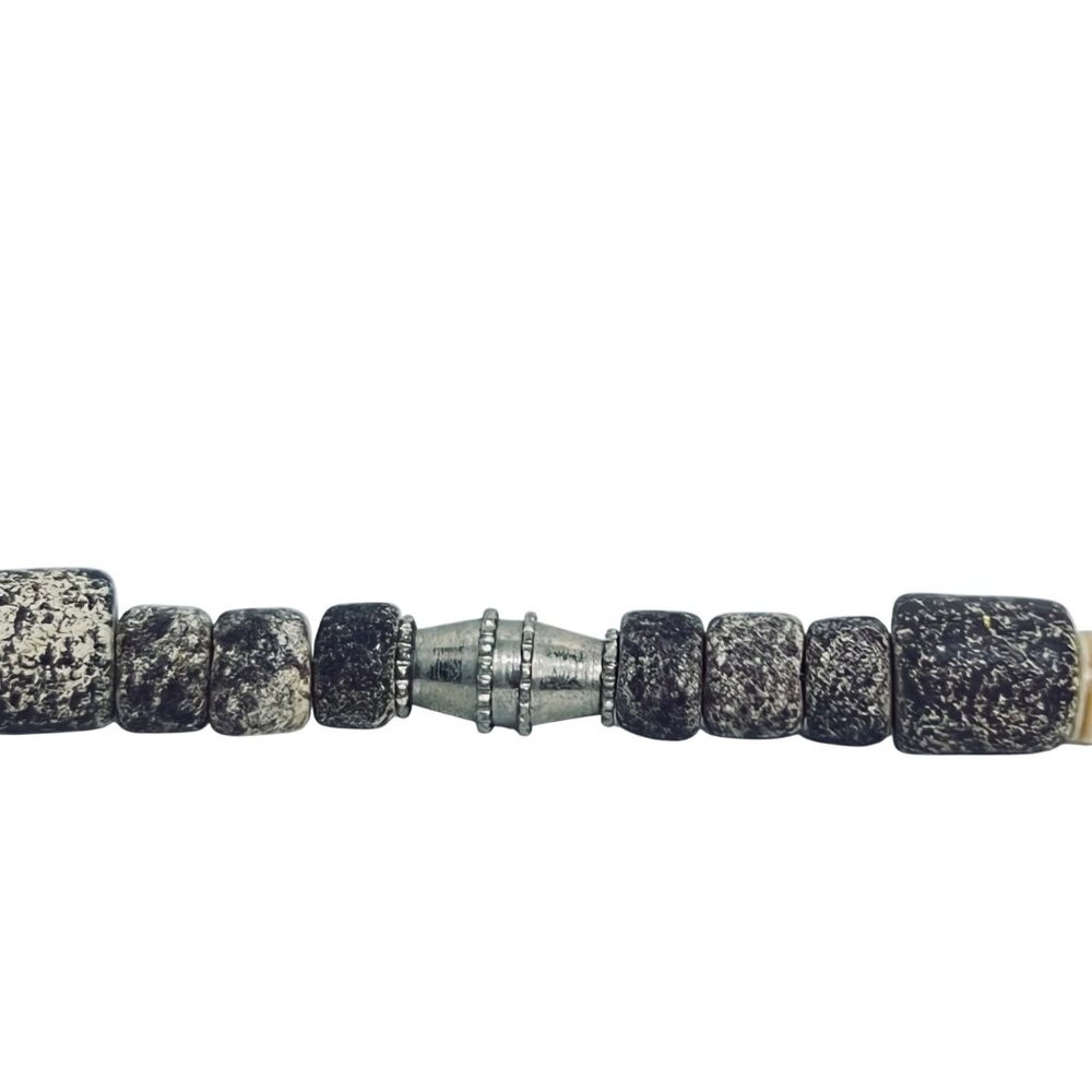 Surfer Puka Shell And Stone Beaded Necklace (5715) - Picture 5 of 6